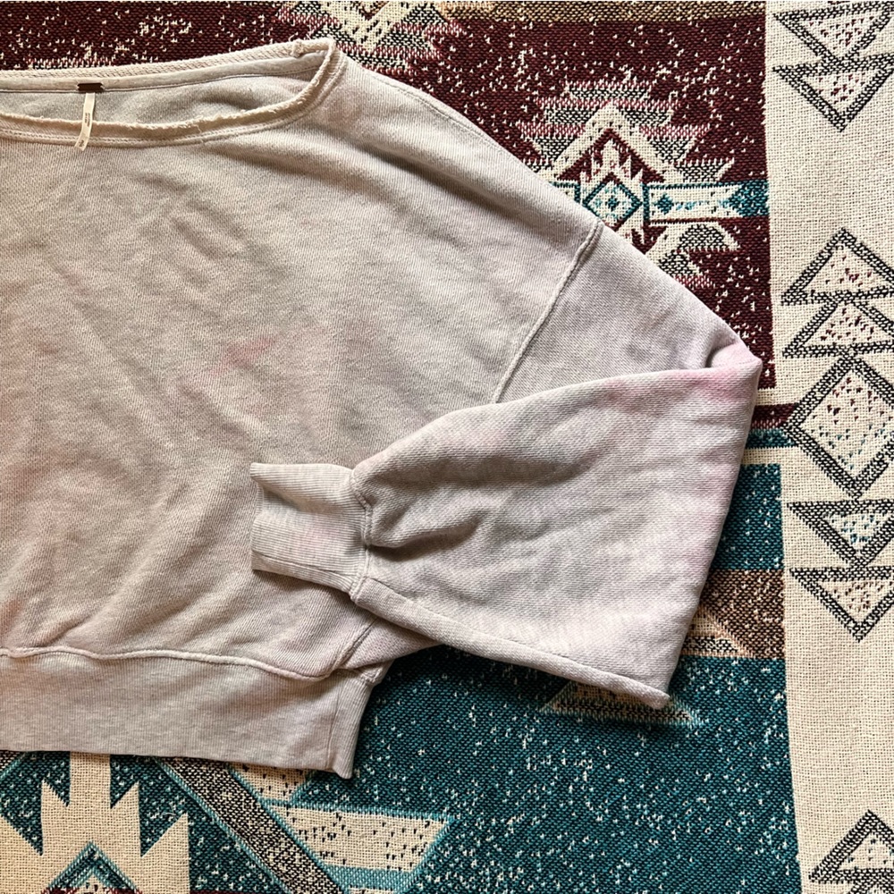 Free People Cropped Sweatshirt - Picture 4 of 11